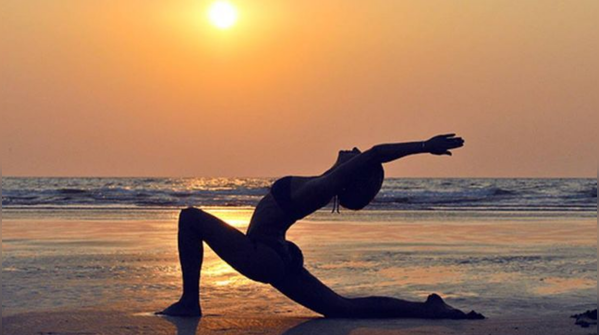 How does yoga help in blessing you with glowing skin?