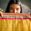 Choose a statement dupatta and keep everything else simple