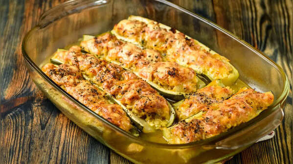 Stuffed Bharwa Zucchini