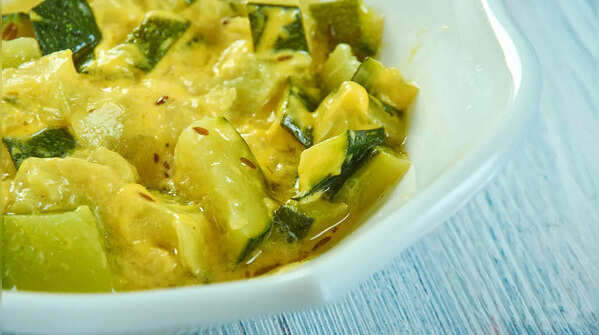 Zucchini Moong Dal Sabzi