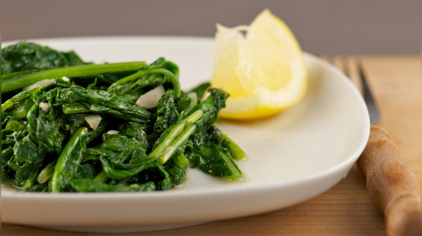 Spinach and lemon