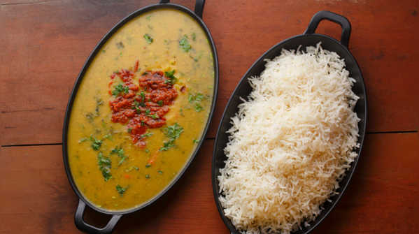 Dal and rice