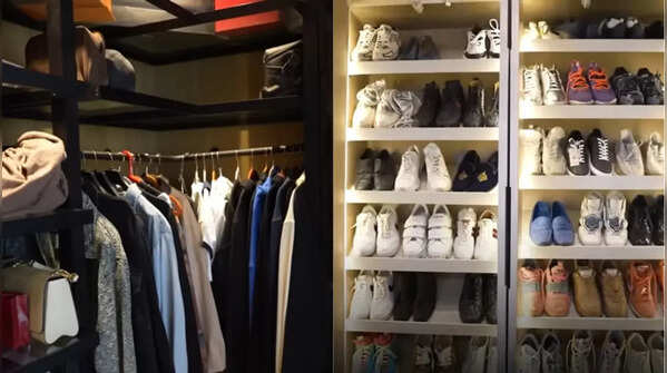 Six wardrobes full of luxury bags and shoes