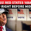 Article image for: SHOCK MAP: Trump Loses Ground In MAGA Strongholds, Support Drops Across Red States | US Midterms