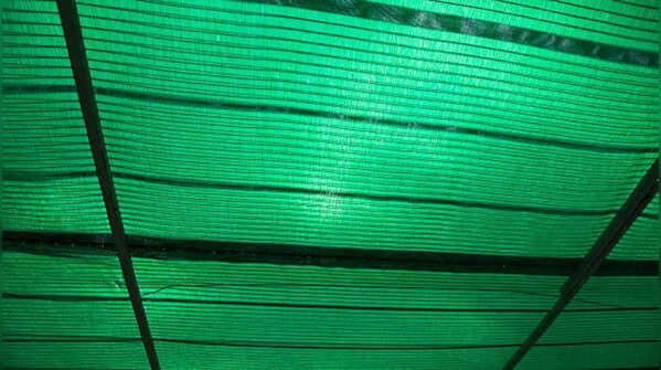 Use a green shade net over the roof
