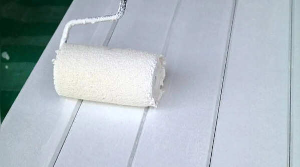 Paint the roof with a light-coloured coating