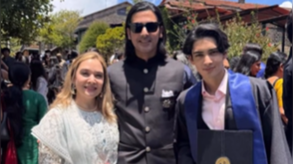 Zidaan Khan graduates from his parents’ Alma Mater