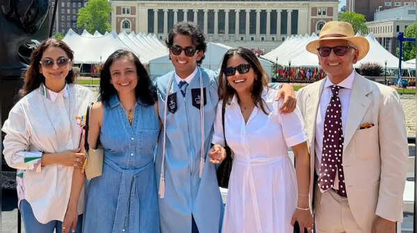 Juhi Chawla’s son Arjun Mehta graduates from Columbia University