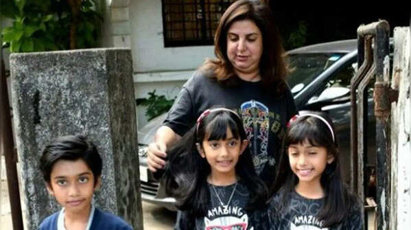 Farah Khan and Shirish Kunder’s triplets step into a new chapter