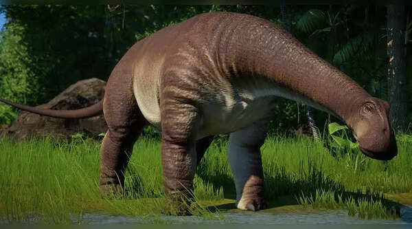 Dinosaur from prehistoric Africa