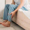 Leg cramps that vanish with rest
