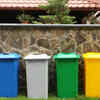 Separate dustbins for easy management and segregation of waste