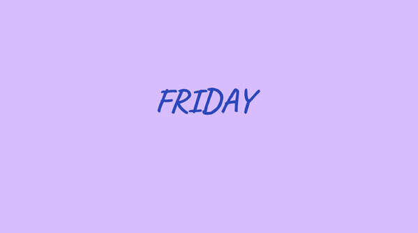 Friday (Shukravaar)