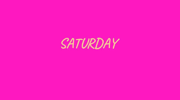 Saturday (Shanivaar)