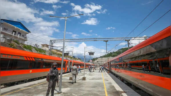 Specially modified train to lead the test