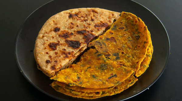 Besan and Kasuri Methi Paratha
