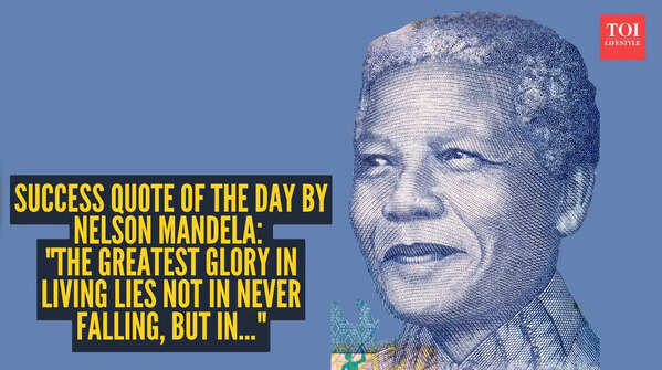 Inspiring quote by Nelson Mandela