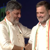 Karnataka CM Oath Ceremony: Shivakumar facilitates Rahul Gandhi