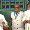 Carrying a copy of the Constitution of India, DK Shivakumar takes oath as the chief minister of Karnataka
