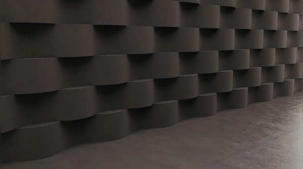 Geometric 3D wall