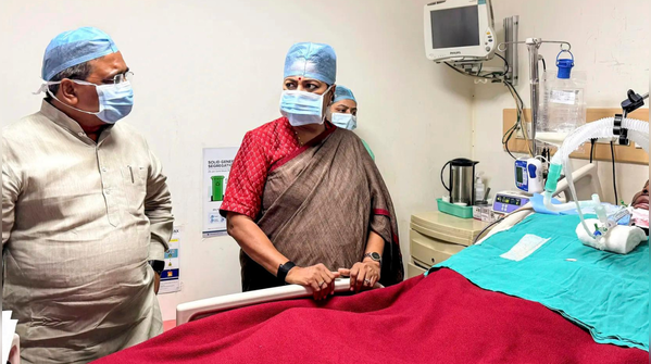 CM Rekha Gupta visits site