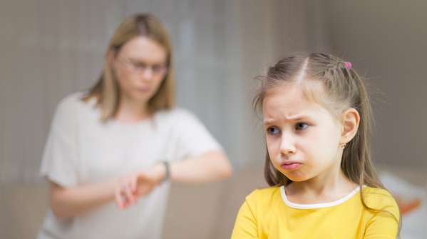 When parents withhold affection and say “Finish your homework first, then come to me”