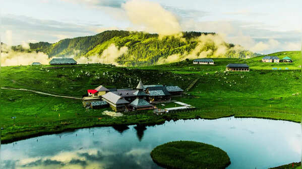 Parashar Lake, Himachal Pradesh: Created by Bhima's strike