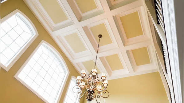 Coffered ceiling
