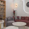 The massive living room