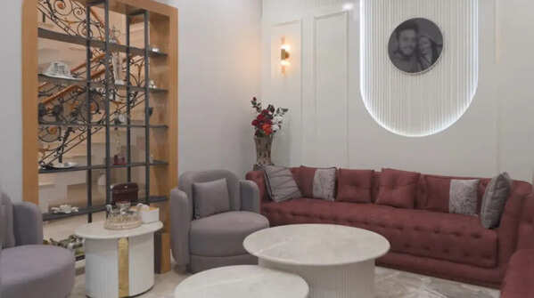 The massive living room