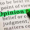 Welcome different opinions