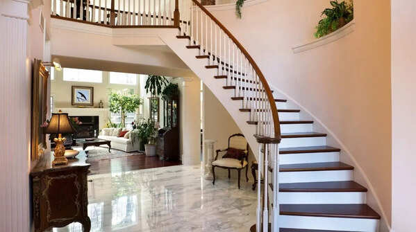 Marble flooring for instant luxury