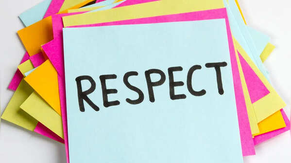 Respect should never be optional