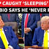 Trump &lsquo;Naps&rsquo; On Cam Again! &lsquo;Sleepy Don&rsquo; Struggles To Keep Eyes Open At Oval Office Event