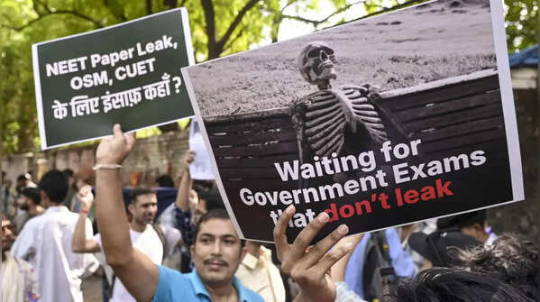 Supporters gather with placards at protest site
