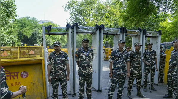 Security arrangements made around protest venue