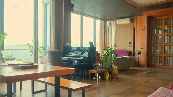 A massive living room