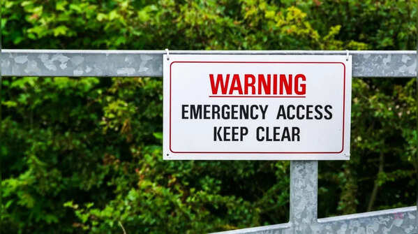 Keep emergency access areas clear