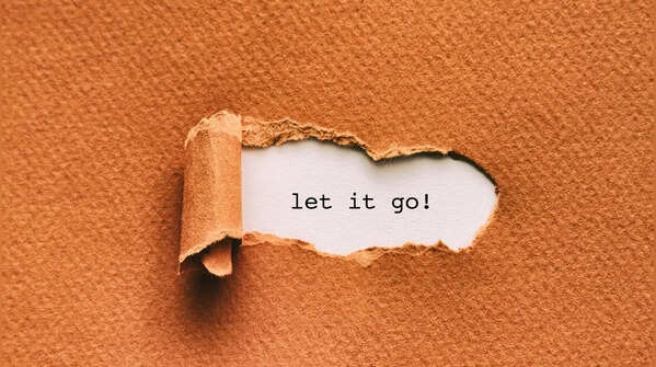 Let go of the idea of perfection