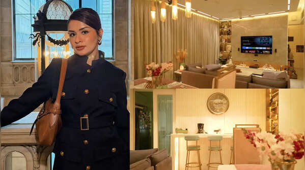 Inside Avneet Kaur’s stunning Mumbai home: white-gold interiors, a dream walk-in wardrobe, and more