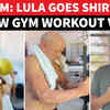 Article image for: At 80, Brazil's Lula Shows Off SHIRTLESS Gym Routine, Sends Social Media Into Frenzy | Watch
