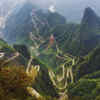 Tianmen Mountain Road, China: The highway of 99 bends