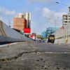 Stone chippings added to improve grip and safety