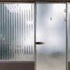 Frosted glass for a touch of privacy