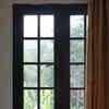 Windows with black frames