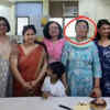 The professor who welcomed her visitors