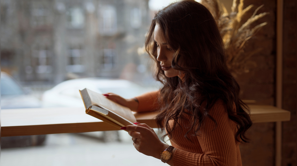 Read a book in public places