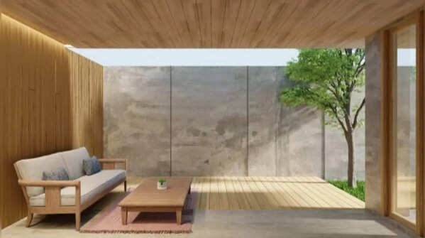 Plants help merge inside and outside living spaces