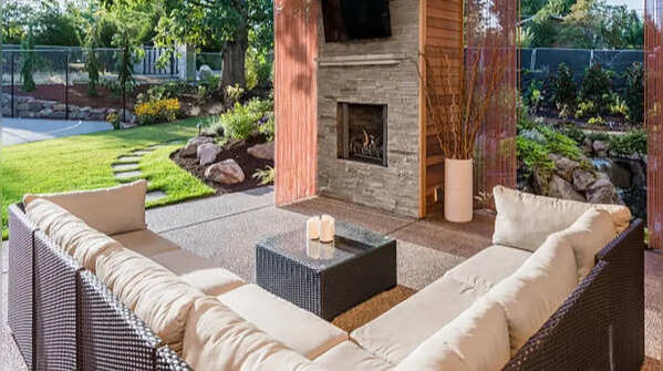 Comfortable seating creates a cozy feel