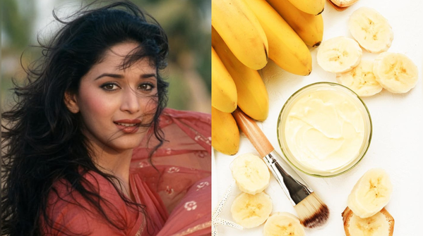 Madhuri Dixit’s banana hair mask